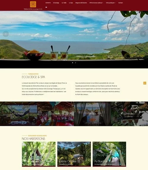 Aperçu du site Tendacayou Ecolodge & Spa