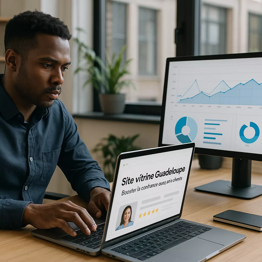 Site vitrine Guadeloupe : booster la confiance avec avis clients