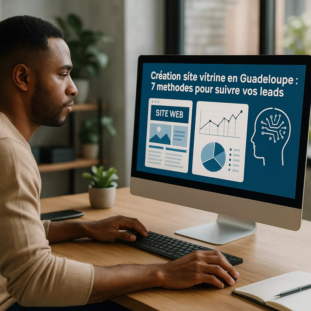 Création site vitrine en Guadeloupe : 7 méthodes pour suivre vos leads