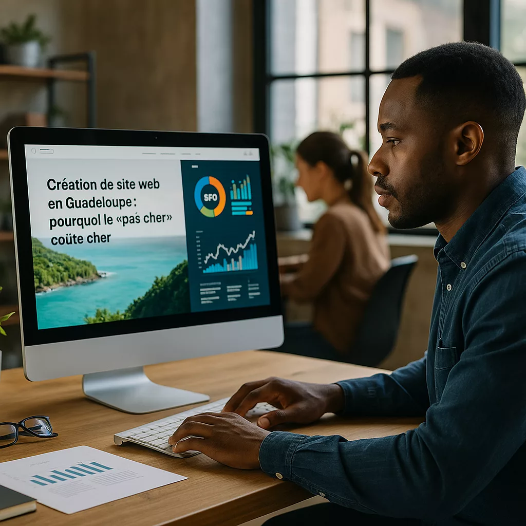 Création de site web en Guadeloupe : pourquoi le “pas cher” coûte cher