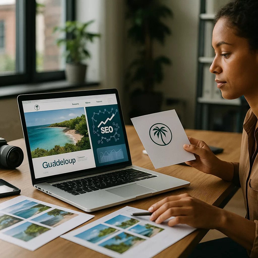Création de site web en Guadeloupe : préparez textes, photos, logo