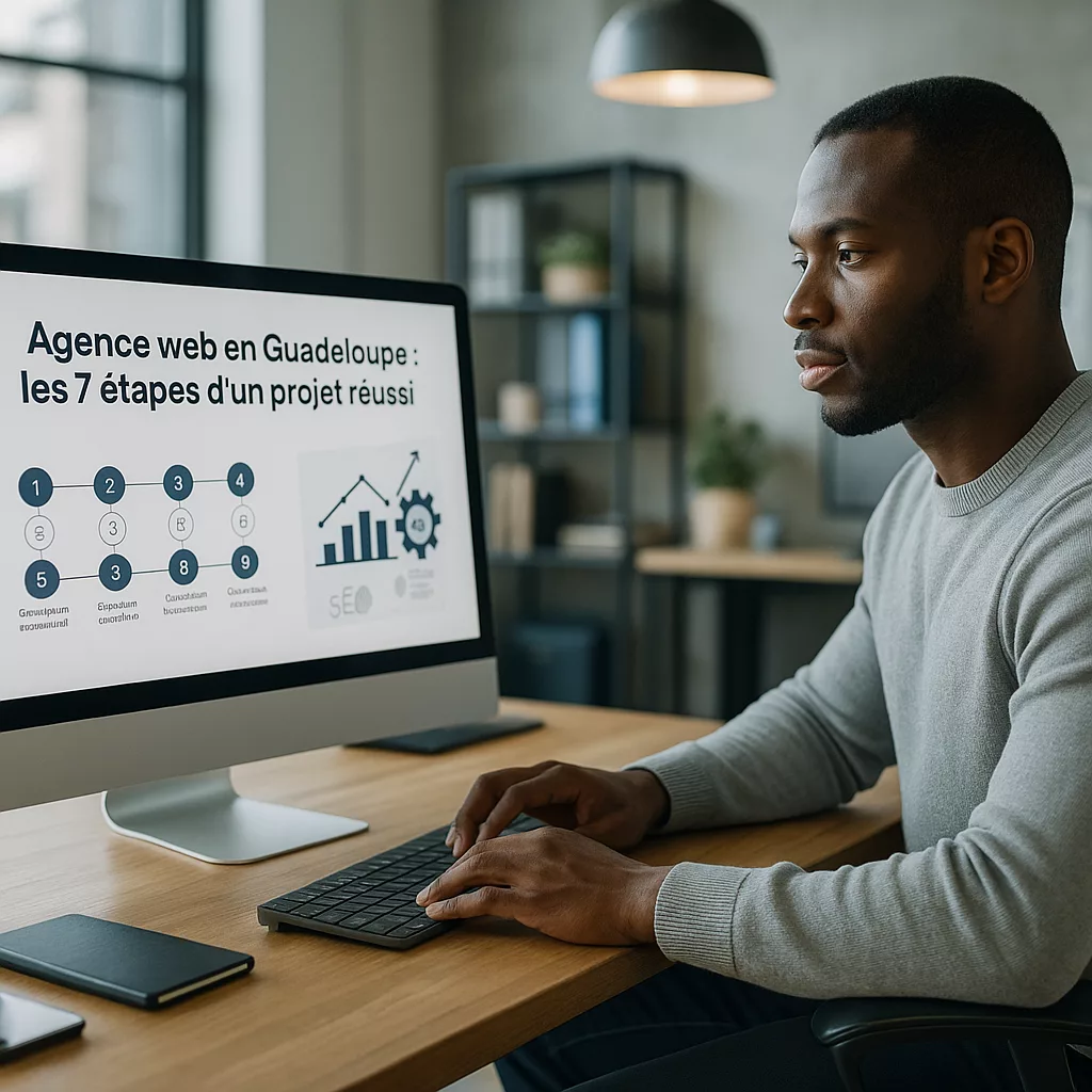 Agence web en Guadeloupe : les 7 étapes d’un projet réussi