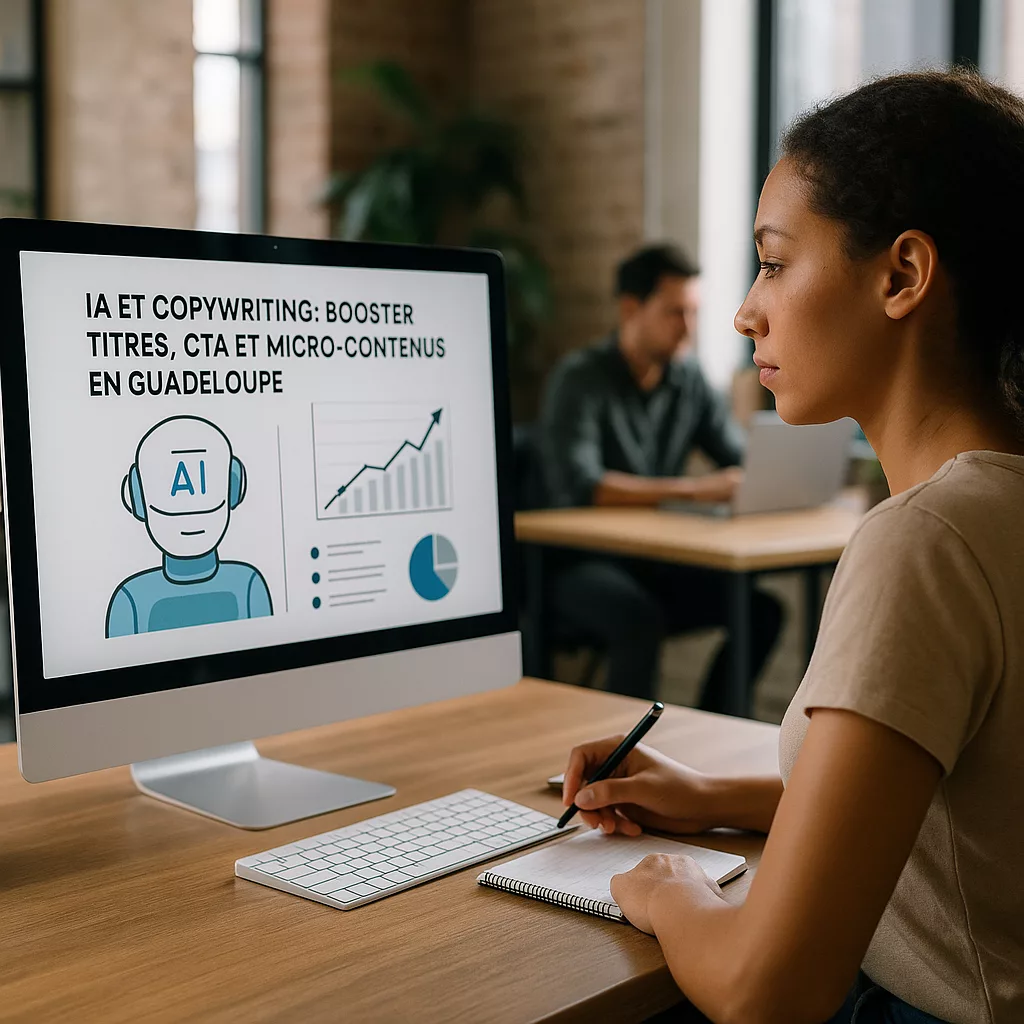 IA et copywriting : booster titres, CTA et micro-contenus en Guadeloupe