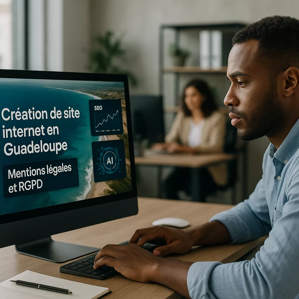 Création de site internet en Guadeloupe : mentions légales et RGPD