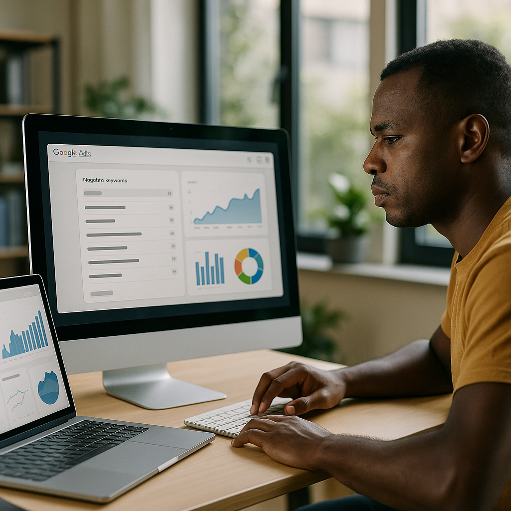 Mots-clés négatifs Google Ads : stoppez les clics inutiles en Guadeloupe