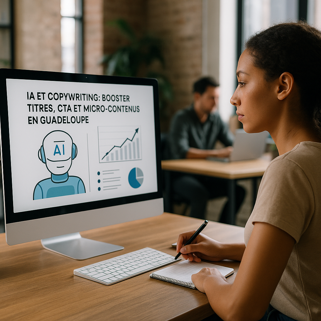 IA et copywriting : booster titres, CTA et micro-contenus en Guadeloupe