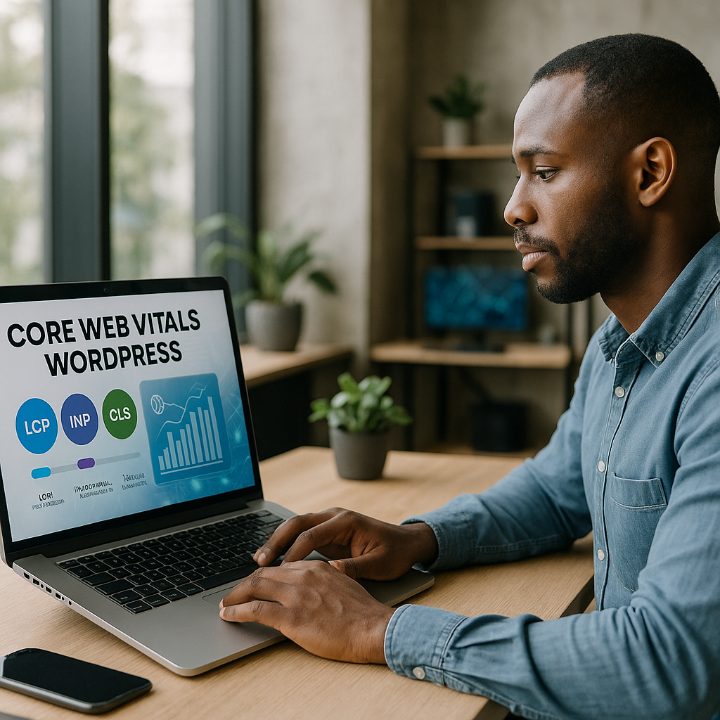 Core Web Vitals WordPress : booster LCP, INP et CLS en Guadeloupe