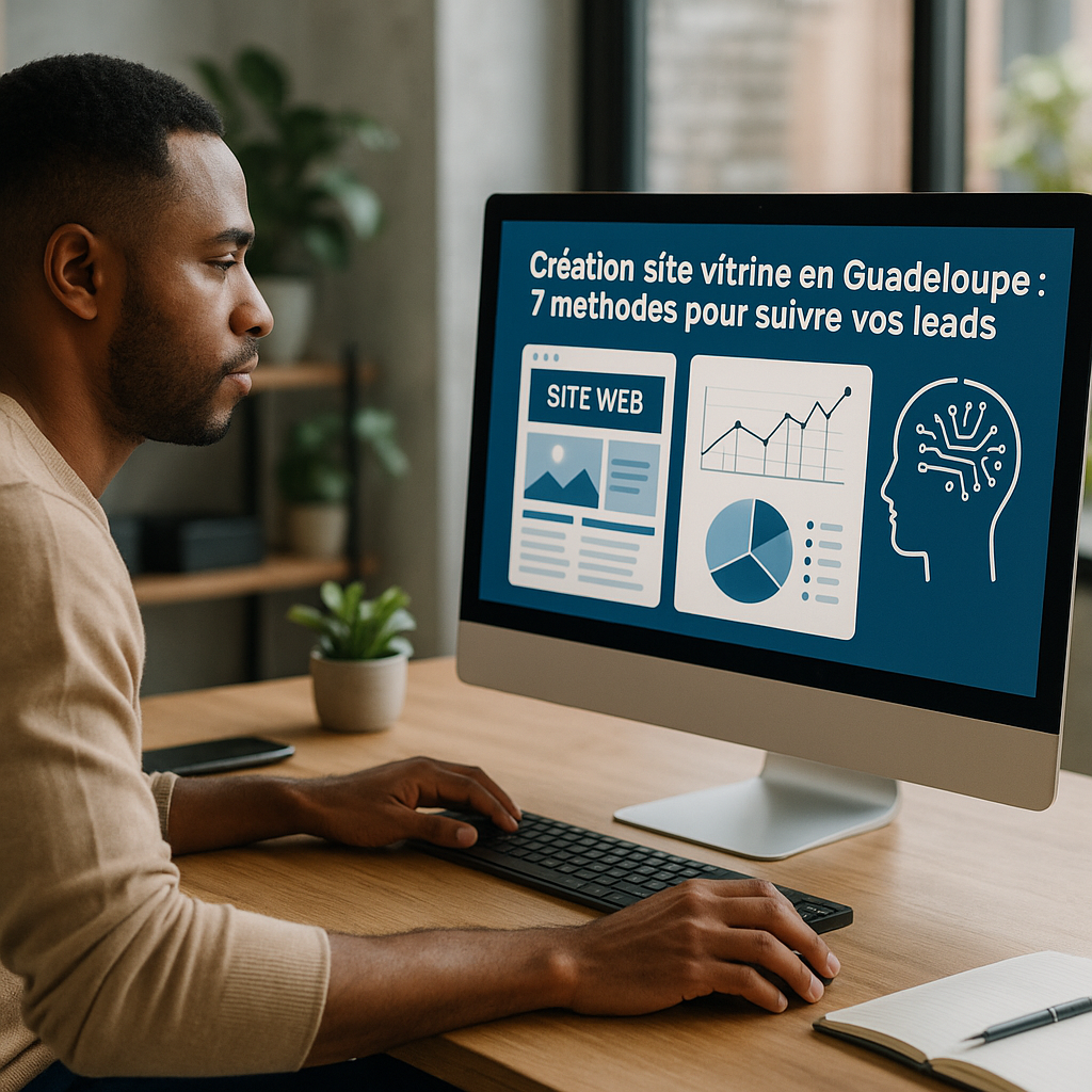 Création site vitrine en Guadeloupe : 7 méthodes pour suivre vos leads