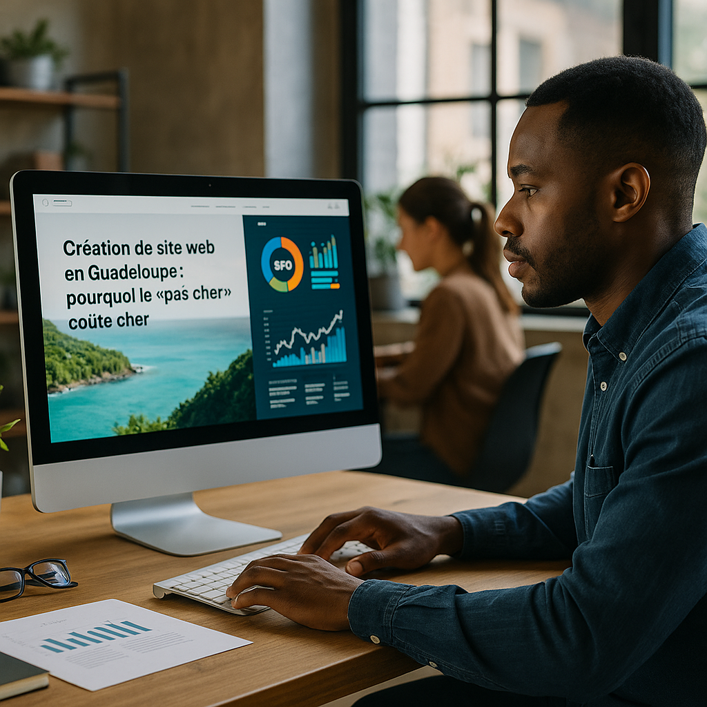Création de site web en Guadeloupe : pourquoi le “pas cher” coûte cher